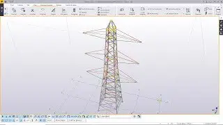 How to create and detaill power transmission tower in Tekla Structures