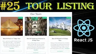 React Tutorial #25 | Tours Project | useEffect | Read More, Show Less | Beginner to Advance Series