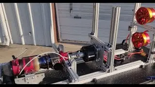 Turbo Electric Hybrid Aircraft Power System Test Bench First Run