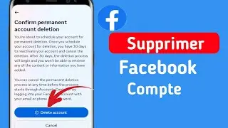 Comment supprimer un compte Facebook - 2024