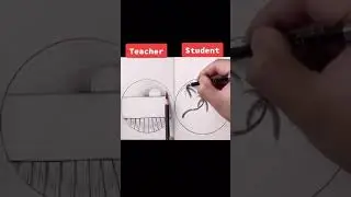 Teacher vs Student drawing challenge 
