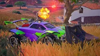 Mod a vehicle with a Machine Gun Turret or Grenade Launcher Turret Fortnite