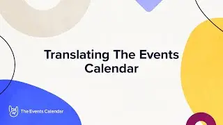 Translating The Events Calendar