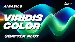 Viridis Color - Scatter plot #ml #ai #basics #practice #asmr #16