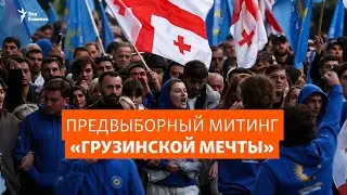 Предвыборный митинг «Грузинской мечты»