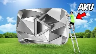 Aku Membuat Diamond Play Button Terbesar Di Dunia