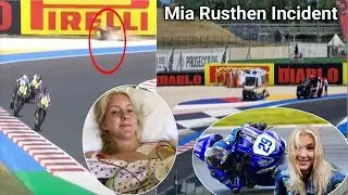 Mia Rusthen Crash Video | Mia Rusthen Video | Mia Rusthen Crash at Misano | WorldWCR