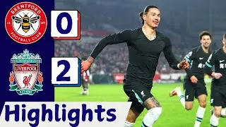 HIGHLIGHTS - Brentford vs Liverpool 0-2 | Extended Highlights | Nunez Double Goal