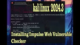 How to install Impulse script in kali linux 2024 offline