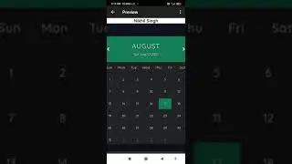Calendar || Html || Css || Javascript || Mr.Coder