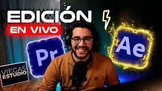 Editamos videos en VIVO | Como editar videos con Premiere Pro y After Effects 🔴⚡