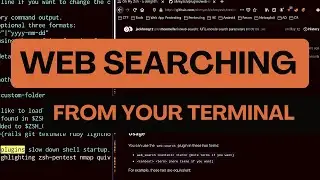 Performing Web Searches From Your Terminal