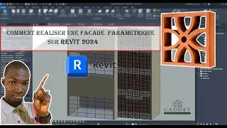 MUR COMPLEXE PARAMETRIQUE EN BLOC DE BRIQUE SUR REVIT ARCHITECTURE 2024. TUTO REVIT