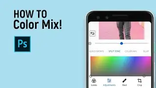 How to Color Mix in Adobe Photoshop on Android [easy]