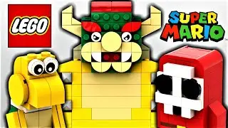 How to build LEGO Super Mario Characters (Bowser, Koopa Troopa & Shy Guy)