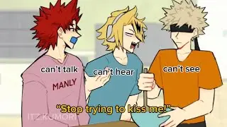 KIRISHIMA DENKI AND BAKUGO BAKE WHILE BLIND, DEAF AND MUTE
