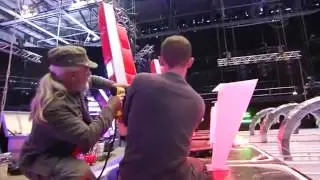 Как подготавливалась студия шоу Голос