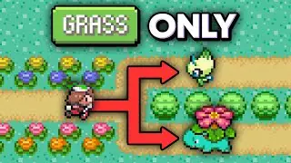 Can you beat Emerald Rogue with only GRASS type Pokemon?