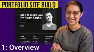 Building a portfolio website with HTML & CSS | Part 1