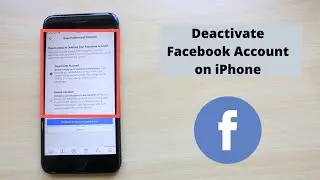 How to Deactivate Facebook Account in iPhone (2021)