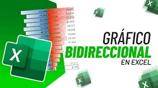 Gráfico BIDIRECCIONAL en Excel [CÓMO HACERLO]