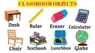 Vocabulary: Classroom Objects Name | classroom things | English vocabulary