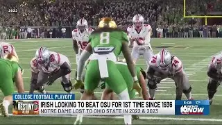Notre Dame looking to beat Ohio State for first time since 1936