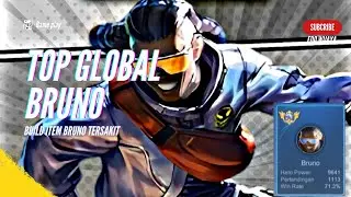 BRUNO TOP GLOBAL ! BUILD ITEM BRUNO TERSAKIT 2024❗ GAMEPLAY TOP GLOBAL MOBILE LEGENDS