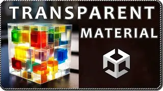 How to make a TRANSPARENT MATERIAL in Unity. Rendering modes, transparent, fade object and cutout