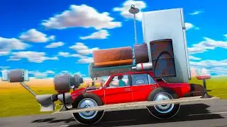 ПОСТРОИЛ МАШИНУ ИЗ ЗАПЧАСТЕЙ КОТОРЫХ В НЕЙ БЫТЬ НЕ ДОЛЖНО в The Long Drive