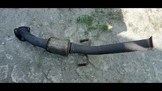 LADA XRAY - Замена приёмной тубы с гофрой.