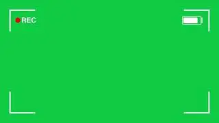 Cam recorder with battery green screen