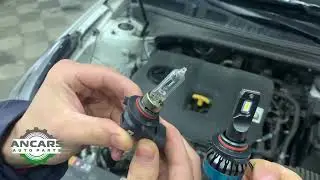 Установка светодиодных ламп в ближний свет KIA Cerato (4G)