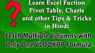 Fetch Multiple Values with one Vlookup only