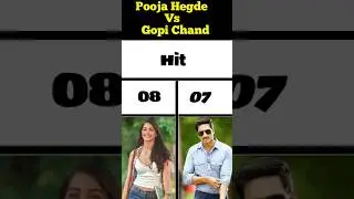 Pooja Hegde vs Gopi Chand movie #poojahegde#gopichand