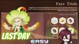 Fayz Trials Last Day  Speedrun FUN AND COOL EVENT  Genshin Impact Sumeru