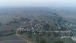 Село Вишнёвое, Севастополь, село Суворово, Бахчисарайский район, вид с квадрокоптера