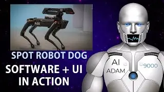 User Interface and Operation of Spot Robot Police Dog Software in Action