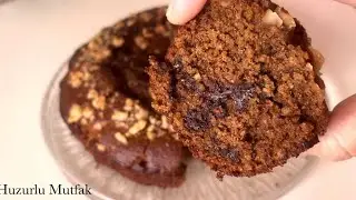 15 DAKİKADA PİŞTİ🔥ŞEKERSİZ-YAĞSIZ TAHİNLİ KEK 😋 DİYET TARİF