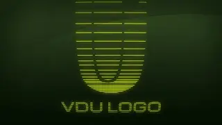 Retro VDU Data Screen Logo Reveal Template for Premiere Pro