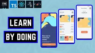 Create A React Native TypeScript Project | A Beautiful Wallet App Design