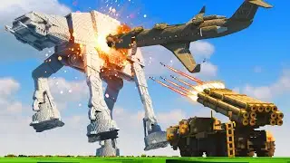 Realistic AT-AT Destruction 😱 Teardown