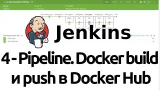 4 - Jenkins Pipeline. Docker build и push в Docker Hub. Jenkinsfile