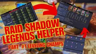 RSL HELPER PART #1 UI BREAKDOWN AND HOW TO LEVEL CHAMPS & FOOD RAID: SHADOW LEGENDS