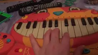 All-Star but it's me playing it on the cat piano