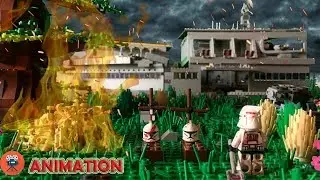 LEGO Мультфильм Битва за Базу Клонов / LEGO Stop motion, Animation Star Wars