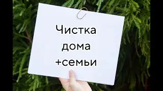 чистка дома + семьи