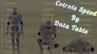 How to use Data Table as Control Moving Speed  in unreal engine