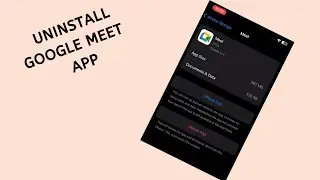 How to uninstall Google Meet app | Delete Google meet app