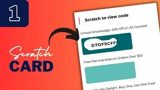 Build Scratch Card Effect Using HTML, CSS & JavaScript (Part 1)